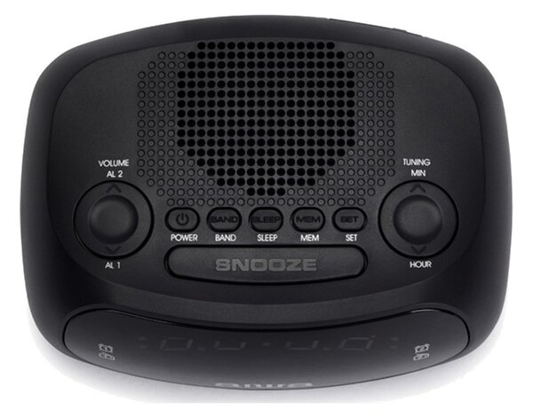 Aiwa CR-09J Black Radiosveglia FM 2x Sveglia Snooze Sleep