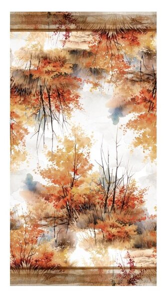 Maison Sucrée Tovaglia Korin Foliage 155x225 Tessuto AntiMacchia NoStiro