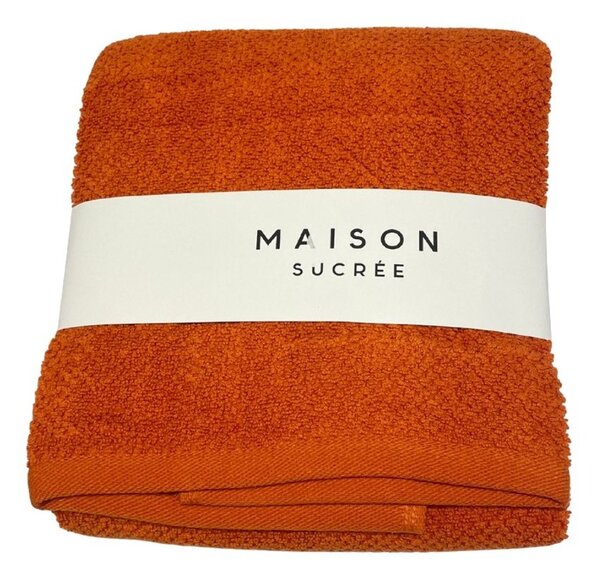 Maison Sucrée Asciugamani Viso e Ospite Pepe var.21 Bruciato Spugna 100% Cotone