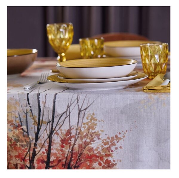 Maison Sucrée Tovaglia Korin Foliage 155x225 Tessuto AntiMacchia NoStiro