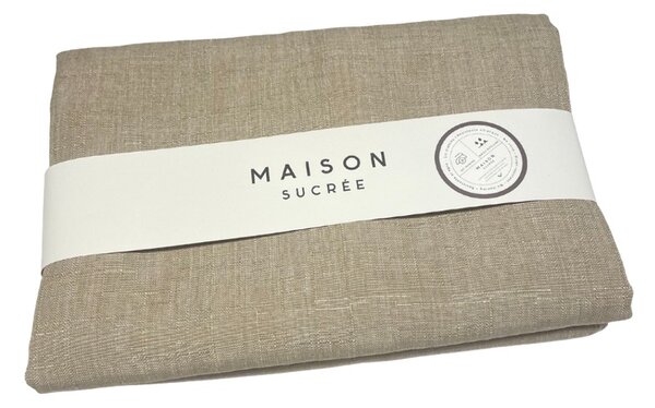 Maison Sucrée Tovaglia Korin var.03 Tortora 155x180 Tessuto AntiMacchia NoStiro