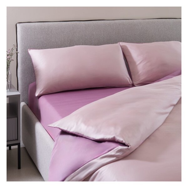 Maison Sucrée Parure Copripiumino Marais300 Bi-Color var.04 SorbettoEdera 2 piazze 255x200