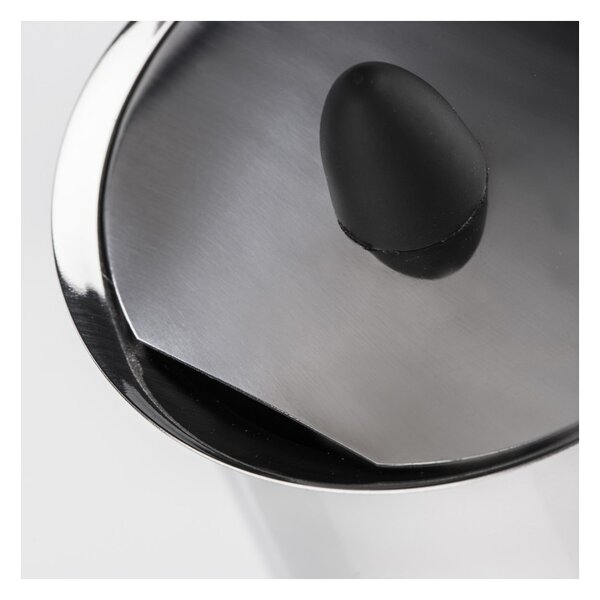 Barazzoni Caffettiera Inox 2 Tazze Diametro 8,5cm per Piani Induzione Gas Elettrico