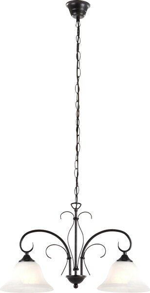Globo Lighting lampada a sospensione in metallo color ruggine, 2x E27