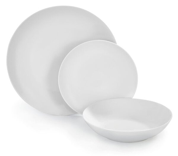 Barazzoni Fiocco Bianco Piatti Set 18 pezzi Porcellana