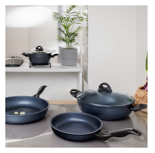Barazzoni Keramos Padella 1,1L 20cm Ceramica Alluminio Funziona su Gas Elettrico Induzione