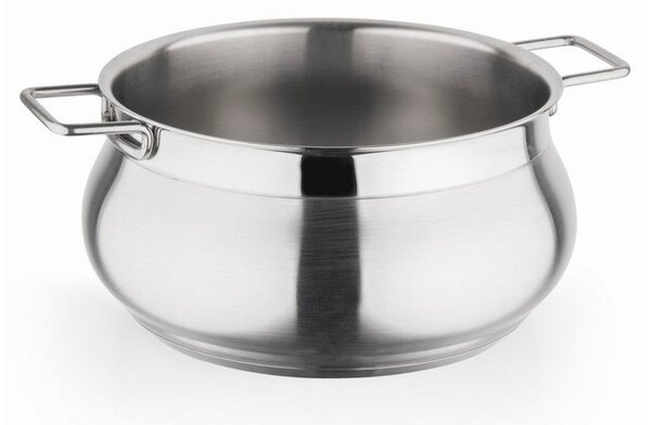 Barazzoni Tummy Casseruola 14cm 1,3L Acciao Inox 18/10 Fondo Triplen per Gas Elettrico Induzione