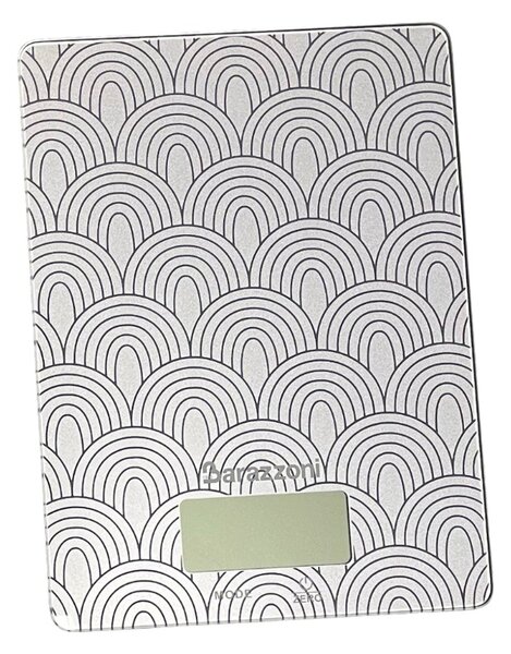 Barazzoni Bilancia da Cucina Silver Digitale Rettangolare 23x17cm Portata max 5kg Frazione 1g