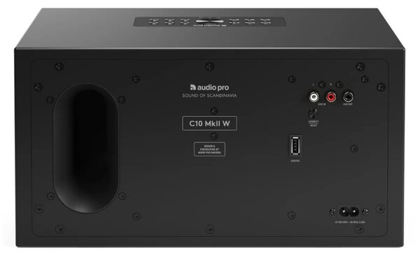 Audio Pro C10 MkII W Black Diffusore Wireless W-generation Wi-Fi Multiroom InternetRadio GoogleCast AirPlay2 BT LineIN