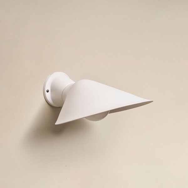 Applique da parete DCW, Plume, dimmerabile, Bianco, Bagno, Alluminio, Design