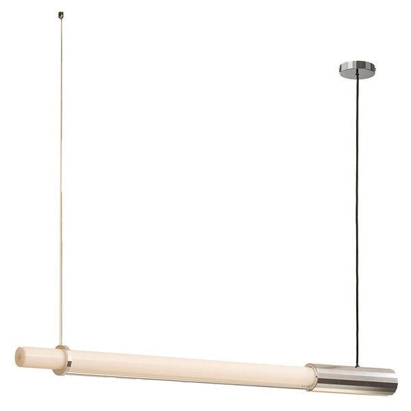 Lampada a sospensione DCW, In Fine, dimmerabile, Metallizzato, Alluminio, Design