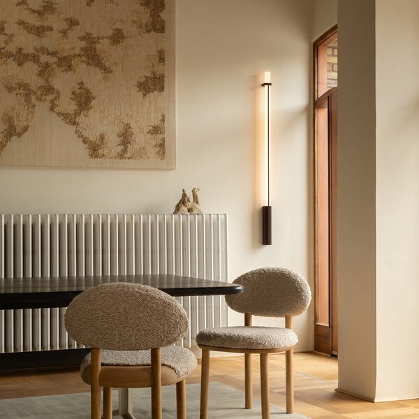 Applique da parete DCW, In Fine, dimmerabile, Grigio, Alluminio, Design