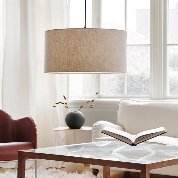 Lampada a sospensione Belid, Soft, dimmerabile, Soggiorno, Tessuto / Tessile, Scandinavo