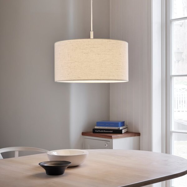 Lampada a sospensione Belid, Soft, dimmerabile, Soggiorno, Tessuto / Tessile, Scandinavo