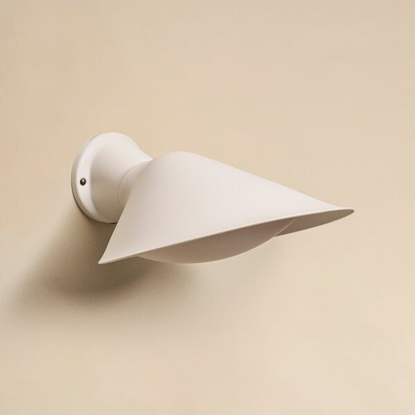 Applique da parete DCW, Plume, dimmerabile, Bianco, Camera da letto, Alluminio, Design