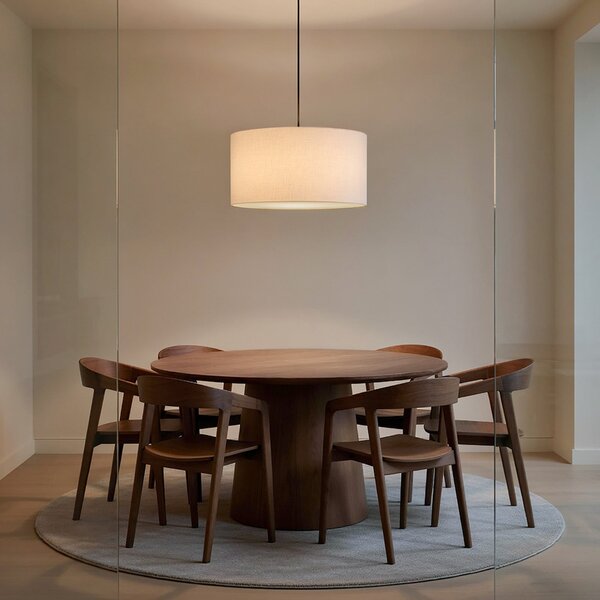 Lampada a sospensione Belid, Soft, dimmerabile, Soggiorno, Tessuto / Tessile, Scandinavo
