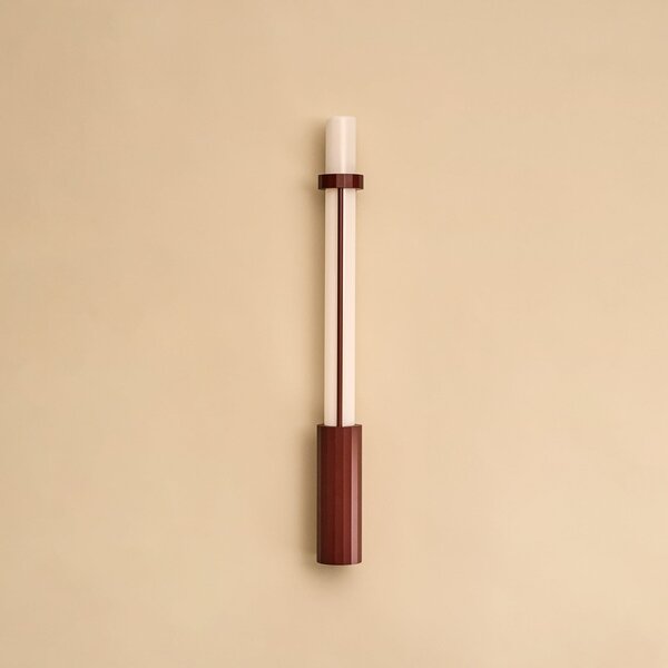 Applique a LED In Fine, rossa, altezza 65 cm, IP65 - DCW DCW, In Fine, dimmerabile, Rosso, Alluminio, Design