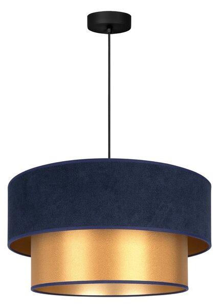 Lampada a sospensione Duolla, Dorina, Blu, Camera da letto, Tessuto / Tessile, Giovanile