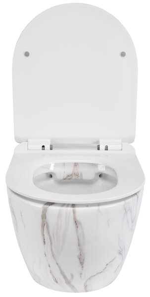 Vaso WC sospeso Rea Carlos Slim Rimless Aiax Shiny