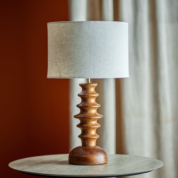 Lampade da tavolo Bloomingville, Elinora, Marrone / Ruggine, Camera da letto, Legno, Scandinavo