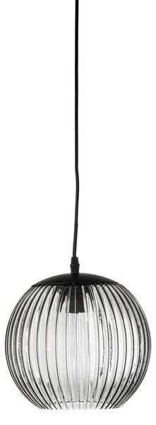 Lampada a sospensione Bloomingville, Sybia, dimmerabile, Grigio, Sala da pranzo, Vetro, Scandinavo
