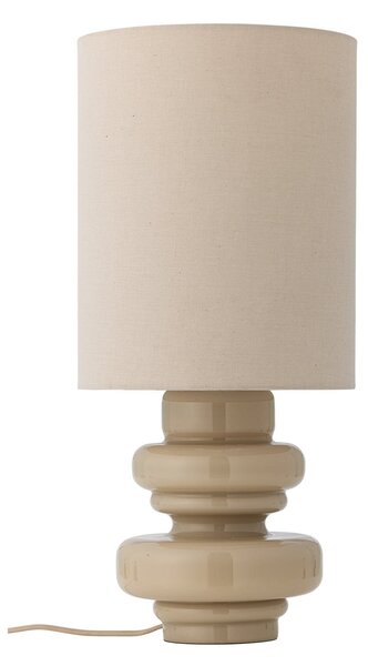 Lampade da tavolo Bloomingville, Fabiola, Beige, Camera da letto, Vetro, Scandinavo