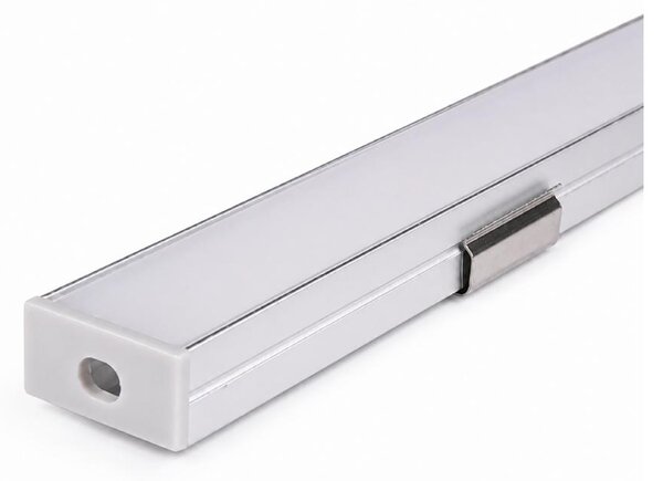 Striscia LED V-TAC - kit di montaggio - IP20 - argento
