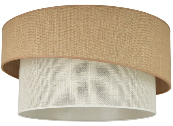 Brilagi - Plafoniera SHINE 1xE27/15W/230V diametro 50 cm beige/color crema