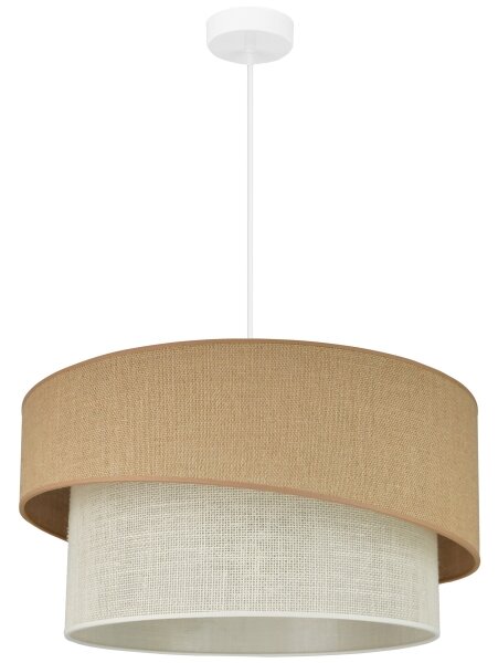 Brilagi - Lampadario a sospensione con filo SHINE 1xE27/15W/230V diametro 50 cm beige/color crema