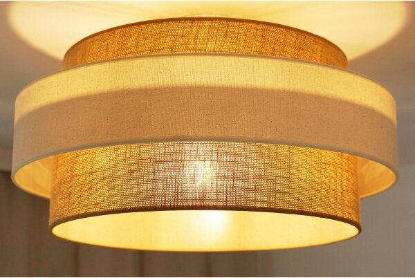 Brilagi - Lampadario a plafone SPACE LIGHT 1xE27/15W/230V diametro 50 cm beige/color crema