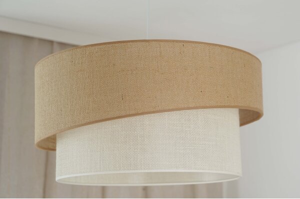 Brilagi - Lampadario a sospensione con filo SHINE 1xE27/15W/230V diametro 50 cm beige/color crema