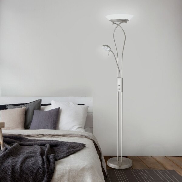 Rabalux 4077 - Lampada da terra dimmerabile GAMMA 1xR7s/230W + 1xG9/40W