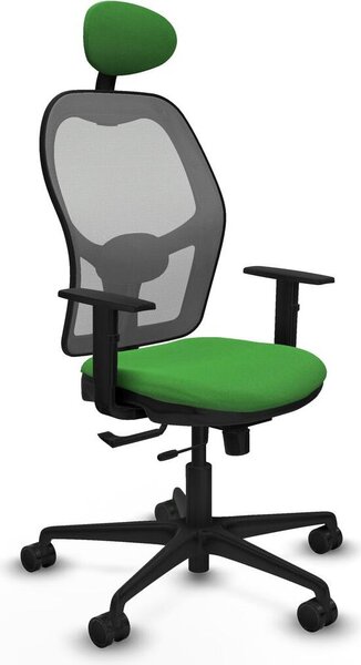 Sedia da ufficio con poggiatesta Jorquera Piqueras y Crespo 1D036N1 verde