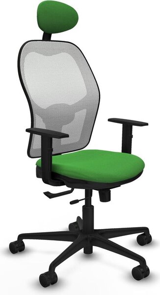 Sedia da ufficio con poggiatesta Jorquera Piqueras y Crespo 1D036N1 verde