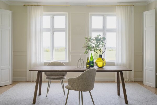 Tavolo da pranzo in rovere massiccio allungabile 95x220 cm Clapperton – Rowico