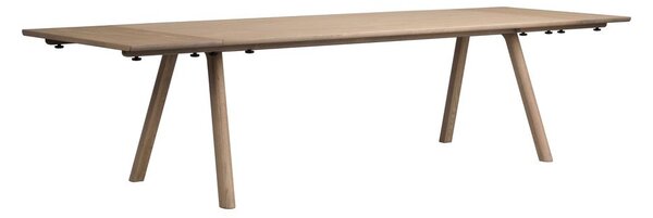 Tavolo da pranzo in rovere massiccio allungabile 95x220 cm Clapperton – Rowico