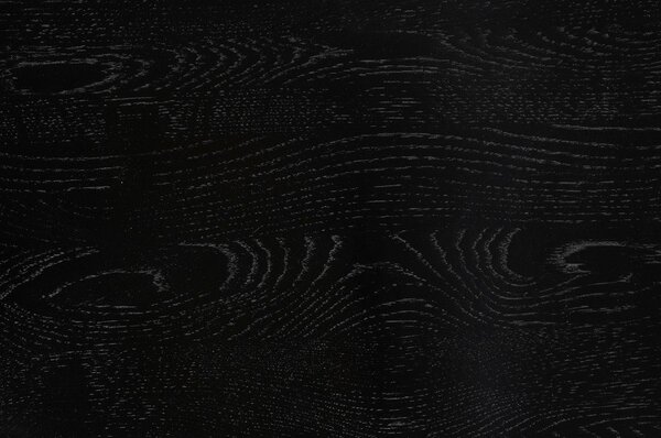 Sgabello nero in rovere massiccio Vander – White Label