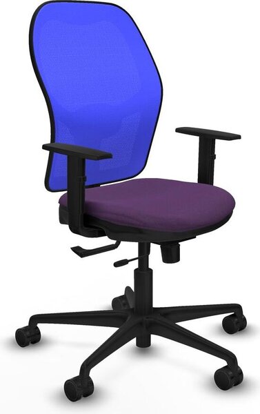 Sedia da ufficio Jorquera Piqueras y Crespo, modello 1D036N0, colore lilla