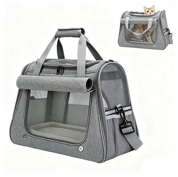 Borsa da trasporto pieghevole per gatti e cani di piccola taglia