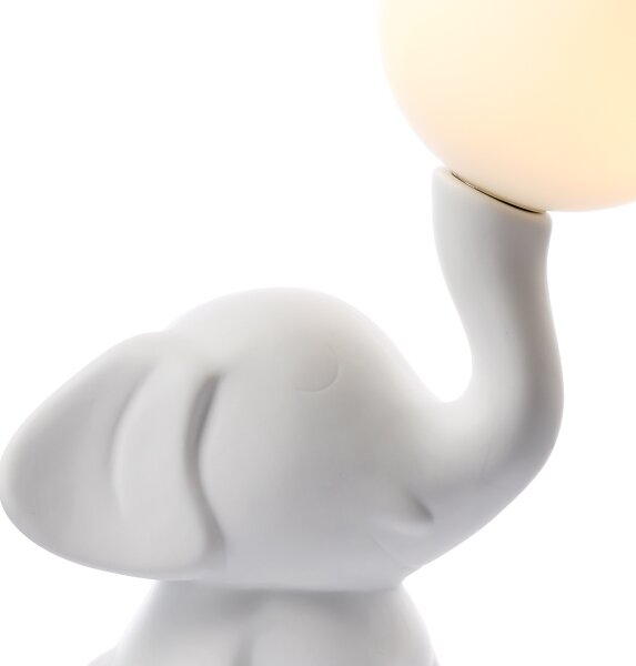 ONLI - Lampada da tavolo PORCELLANA 1xG9/6W/230V 31 cm elefante