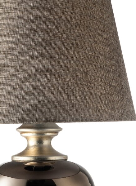 ONLI - Lampada da tavolo AMADEUS 1xE27/15W/230V grigia