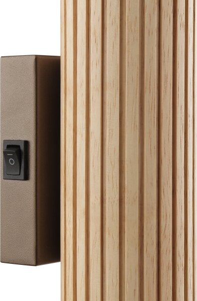 Brilliant - Lampada da parete LAKEWOOD 2xGU10/10W/230V marrone