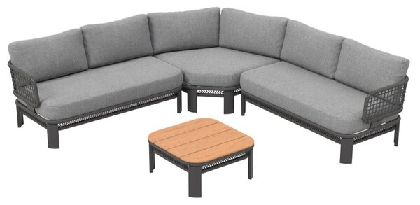 Set di mobili angolari Garden Point Ravello Corner 5 antracite