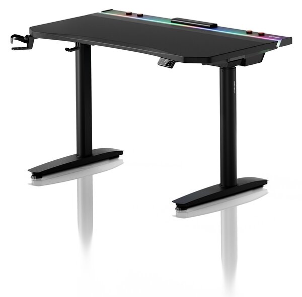 Scrivania gaming elettrica nera Diablo X-Forge 1200