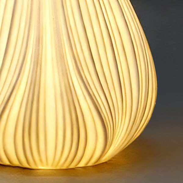 ONLI - Lampada da tavolo NUVIA 1xE14/6W/230V 25 cm bianca