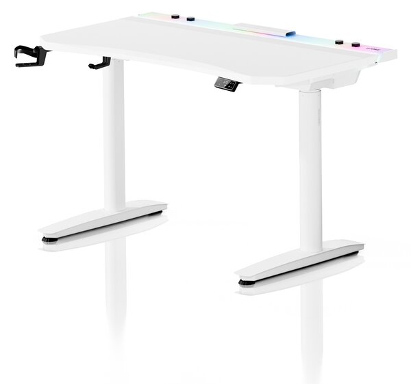 Scrivania gaming elettrica bianca Diablo X-Forge 1200