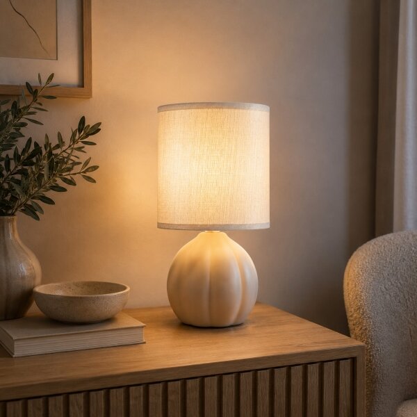 Brilliant - Lampada da tavolo DUNE 1xE14/20W/230V beige