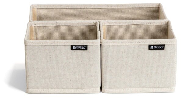 Set di organizer per cassetti in tessuto 3 pz Soft Storage – Bigso