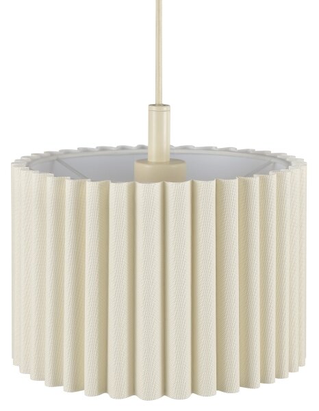 Brilliant - Lampadario a sospensione con cavo VELIN 3xE27/20W/230V colore crema