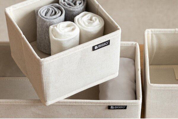 Set di organizer per cassetti in tessuto 3 pz Soft Storage – Bigso